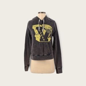 BDG Vipers Gray Pullover Long Sleeve Hoodie Sweat Shirt